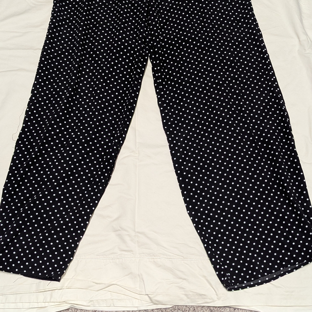 Black and White Polka Dot Pants